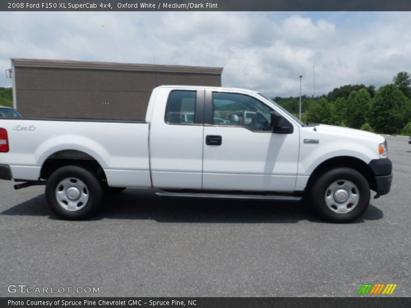 Oxford White / Medium/Dark Flint 2008 Ford F150 XL SuperCab 4x4