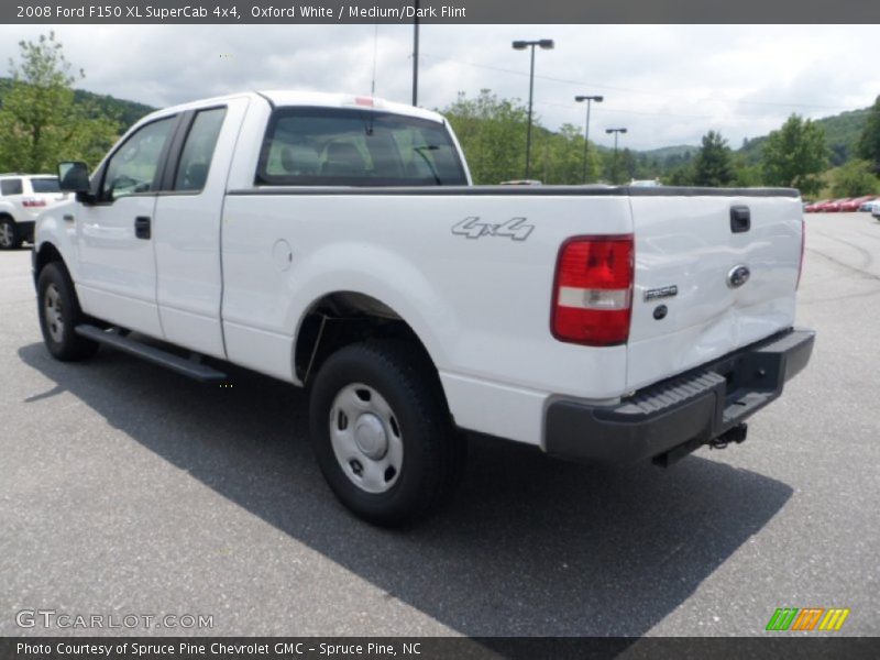 Oxford White / Medium/Dark Flint 2008 Ford F150 XL SuperCab 4x4