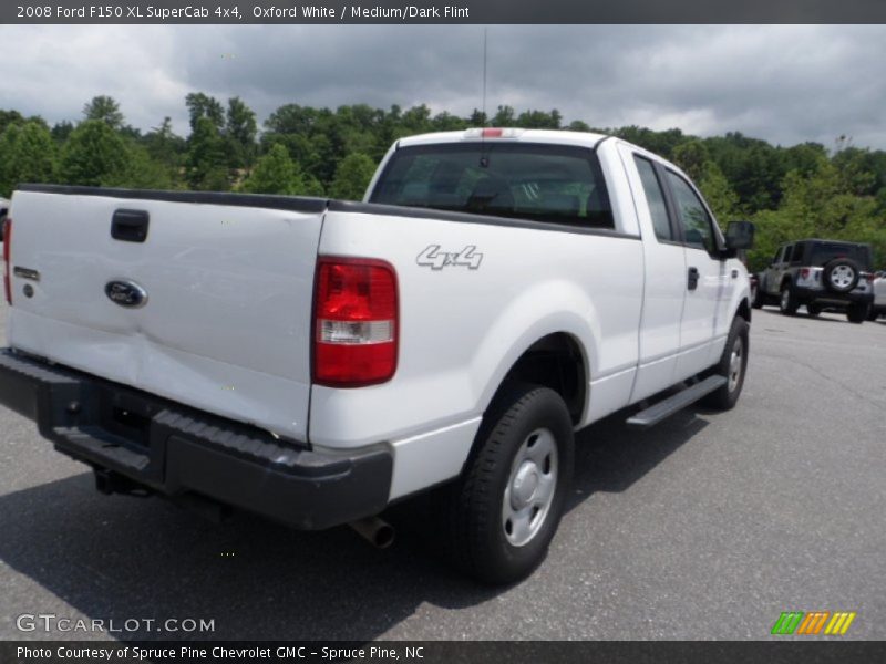 Oxford White / Medium/Dark Flint 2008 Ford F150 XL SuperCab 4x4