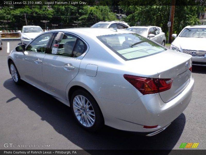 Liquid Platinum / Light Gray 2013 Lexus GS 350 AWD