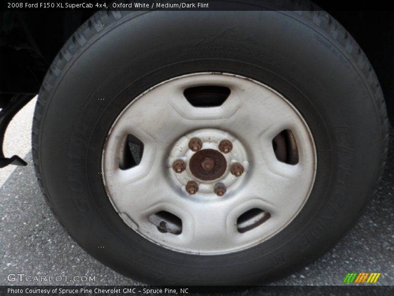 Oxford White / Medium/Dark Flint 2008 Ford F150 XL SuperCab 4x4