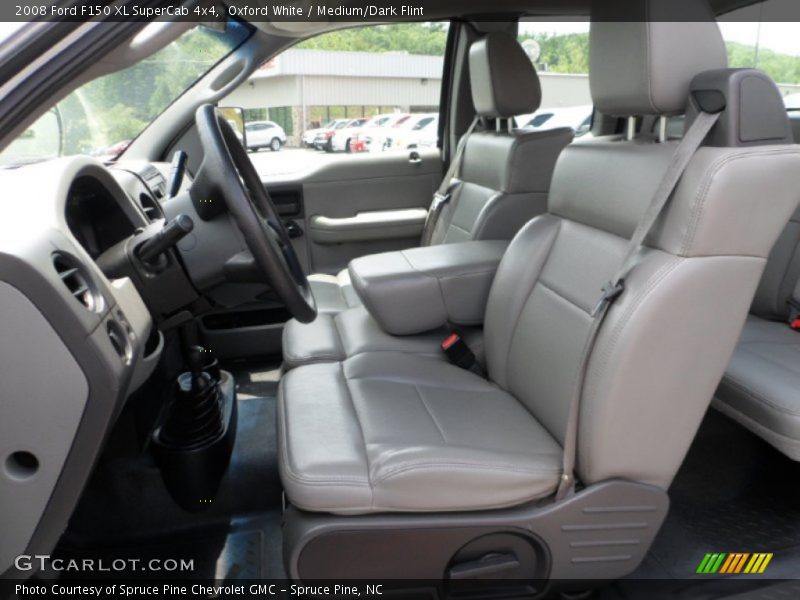 Oxford White / Medium/Dark Flint 2008 Ford F150 XL SuperCab 4x4