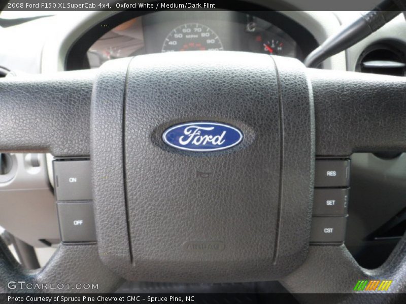 Oxford White / Medium/Dark Flint 2008 Ford F150 XL SuperCab 4x4