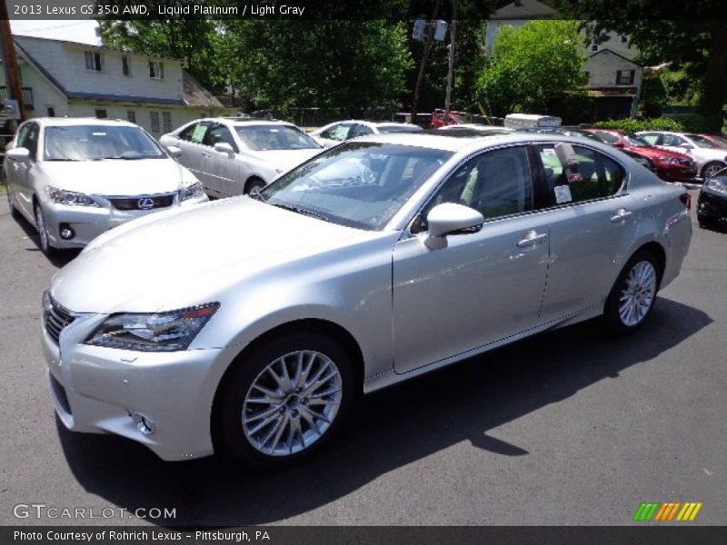 Liquid Platinum / Light Gray 2013 Lexus GS 350 AWD