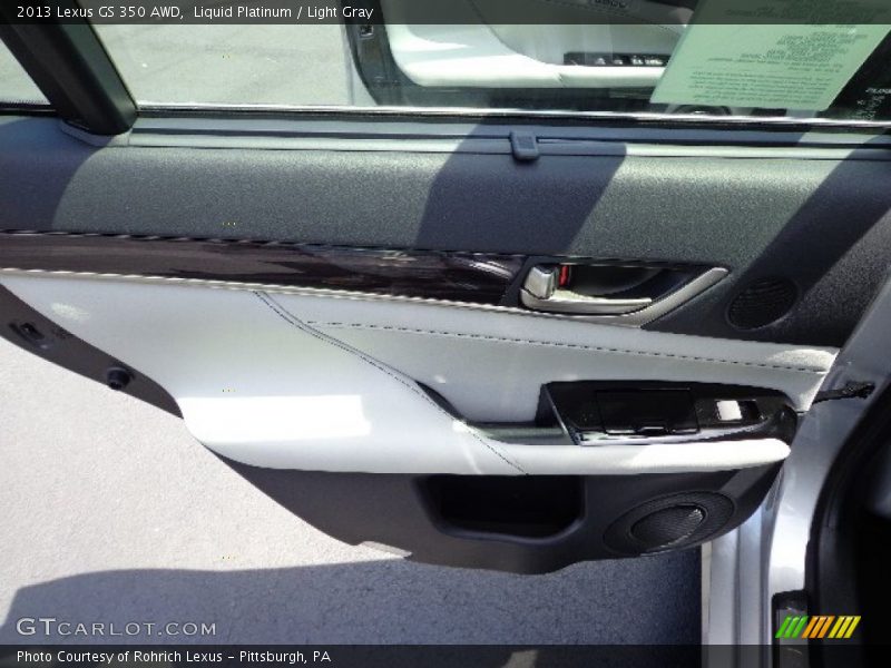 Liquid Platinum / Light Gray 2013 Lexus GS 350 AWD