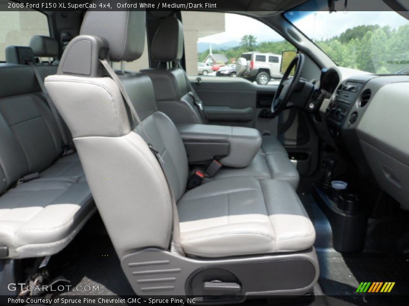 Oxford White / Medium/Dark Flint 2008 Ford F150 XL SuperCab 4x4