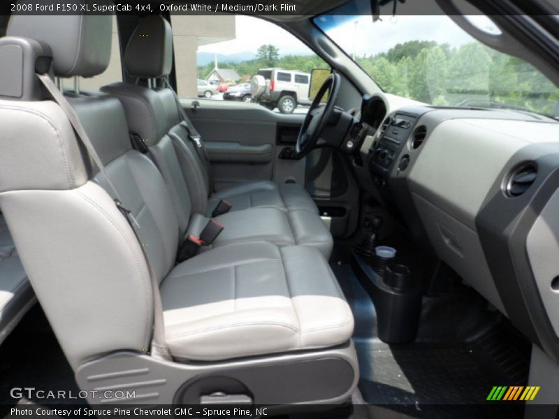 Oxford White / Medium/Dark Flint 2008 Ford F150 XL SuperCab 4x4