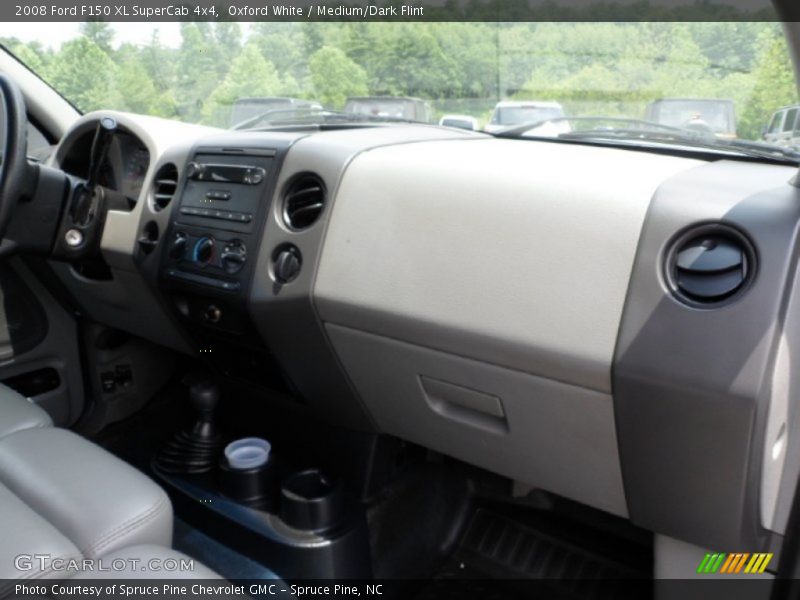 Oxford White / Medium/Dark Flint 2008 Ford F150 XL SuperCab 4x4