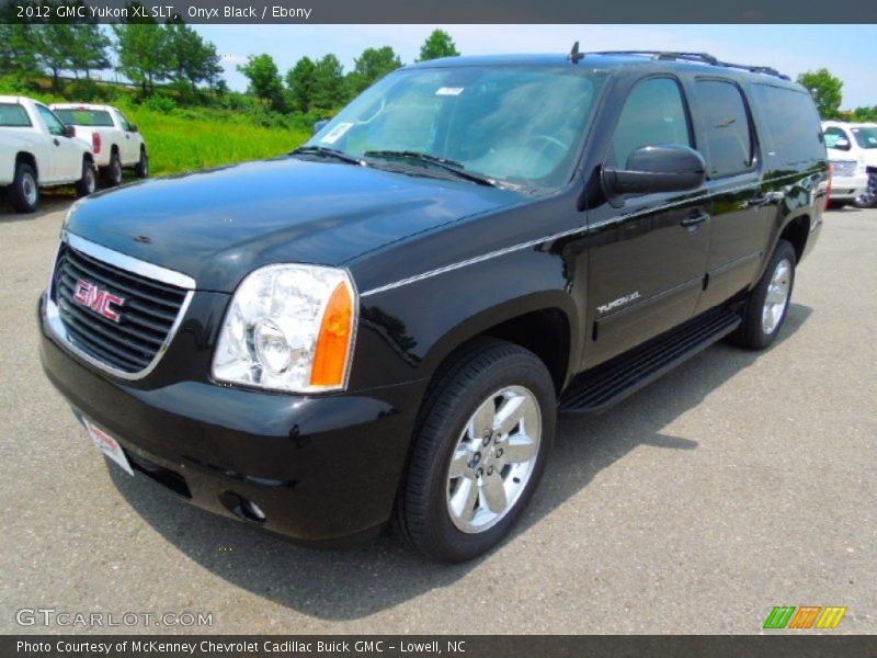 Onyx Black / Ebony 2012 GMC Yukon XL SLT