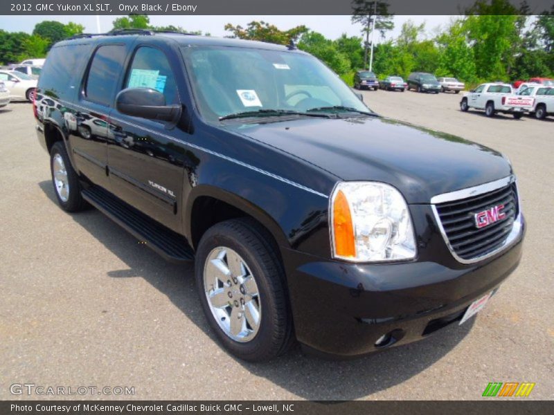Onyx Black / Ebony 2012 GMC Yukon XL SLT