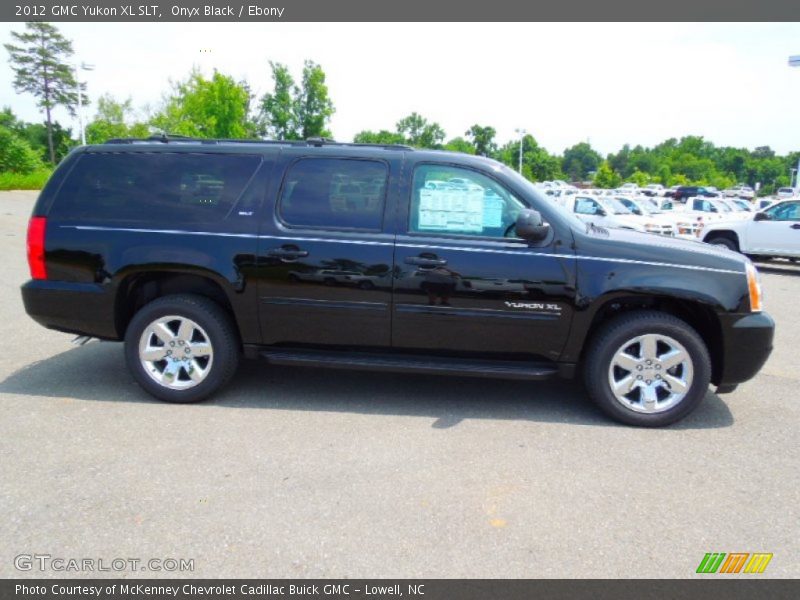 Onyx Black / Ebony 2012 GMC Yukon XL SLT