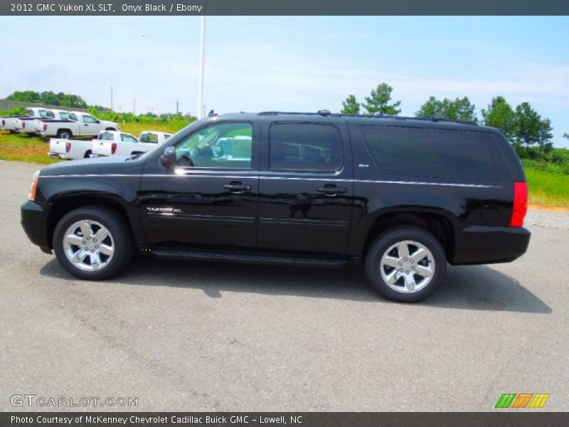 Onyx Black / Ebony 2012 GMC Yukon XL SLT