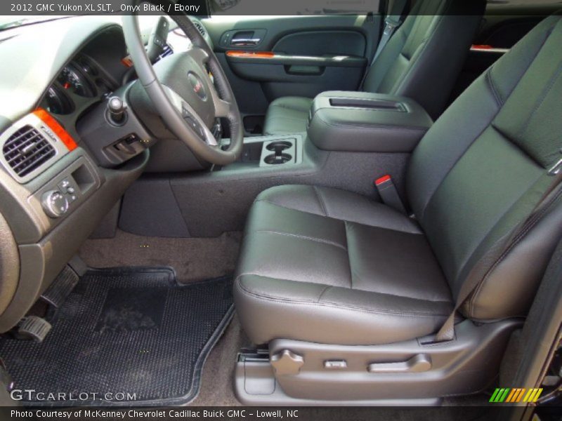Onyx Black / Ebony 2012 GMC Yukon XL SLT