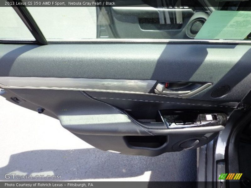 Nebula Gray Pearl / Black 2013 Lexus GS 350 AWD F Sport