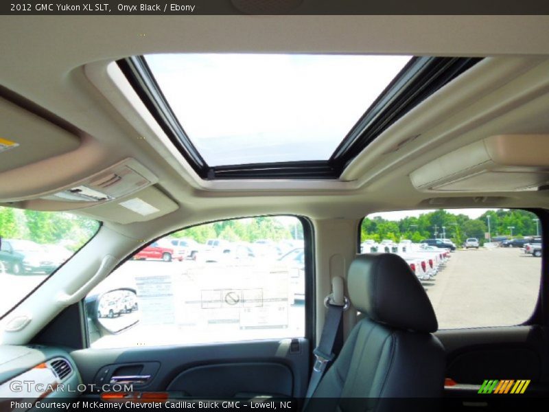 Onyx Black / Ebony 2012 GMC Yukon XL SLT