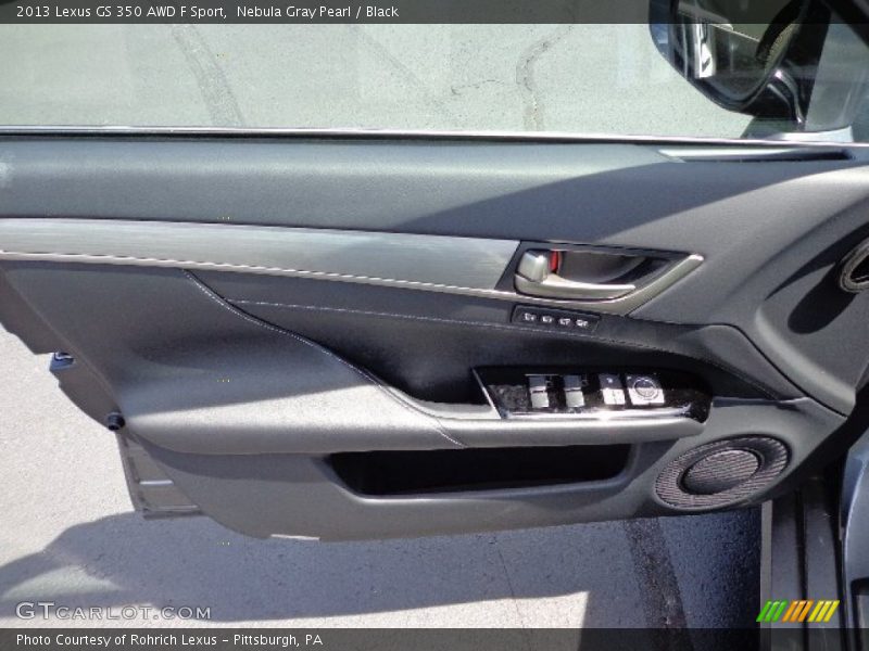 Nebula Gray Pearl / Black 2013 Lexus GS 350 AWD F Sport