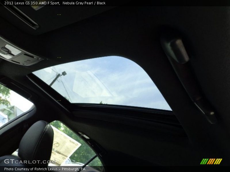 Nebula Gray Pearl / Black 2013 Lexus GS 350 AWD F Sport