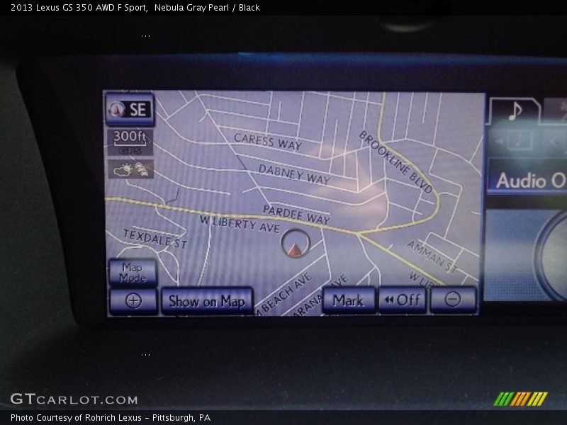 Navigation of 2013 GS 350 AWD F Sport