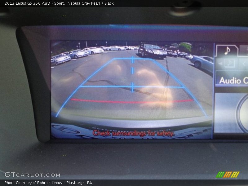 Nebula Gray Pearl / Black 2013 Lexus GS 350 AWD F Sport