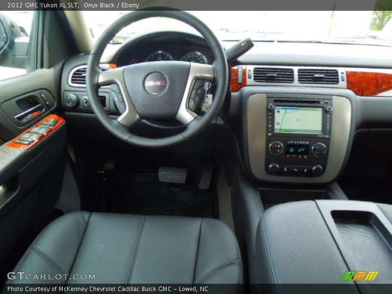 Onyx Black / Ebony 2012 GMC Yukon XL SLT