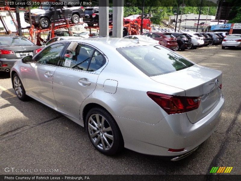 Liquid Platinum / Black 2013 Lexus GS 350 AWD