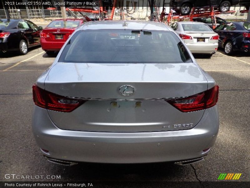 Liquid Platinum / Black 2013 Lexus GS 350 AWD