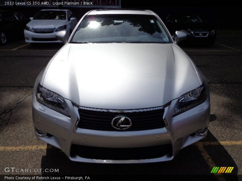 Liquid Platinum / Black 2013 Lexus GS 350 AWD