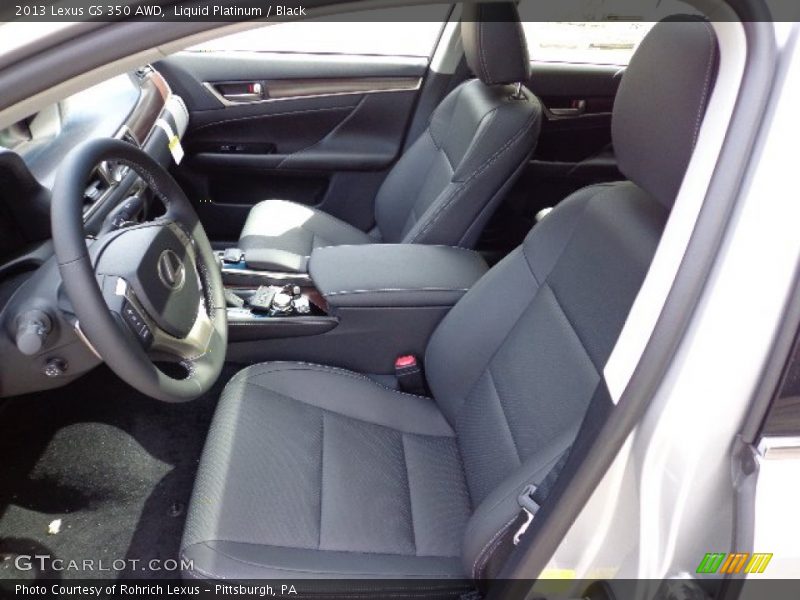 Liquid Platinum / Black 2013 Lexus GS 350 AWD