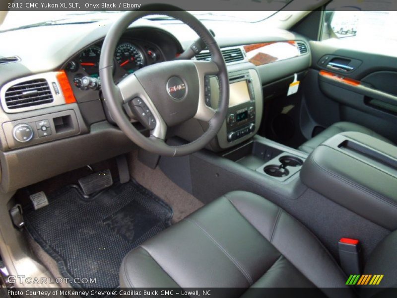 Onyx Black / Ebony 2012 GMC Yukon XL SLT