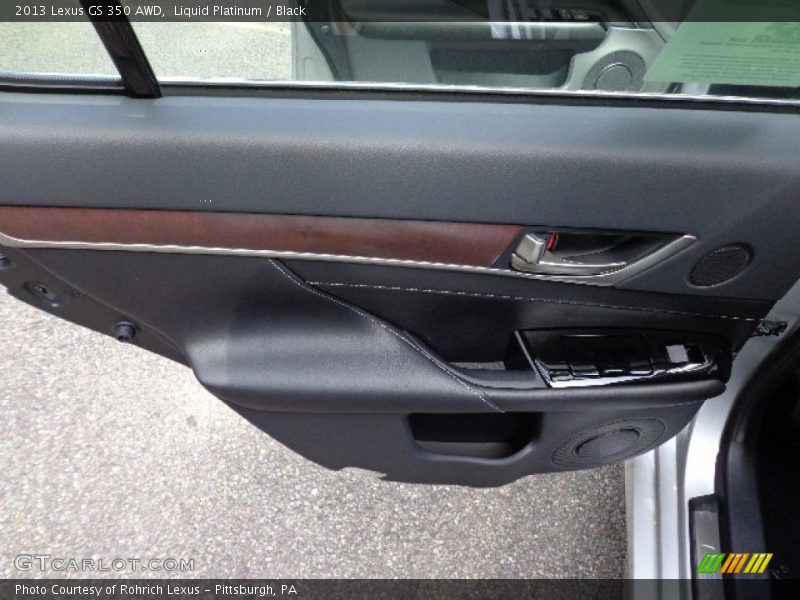Liquid Platinum / Black 2013 Lexus GS 350 AWD
