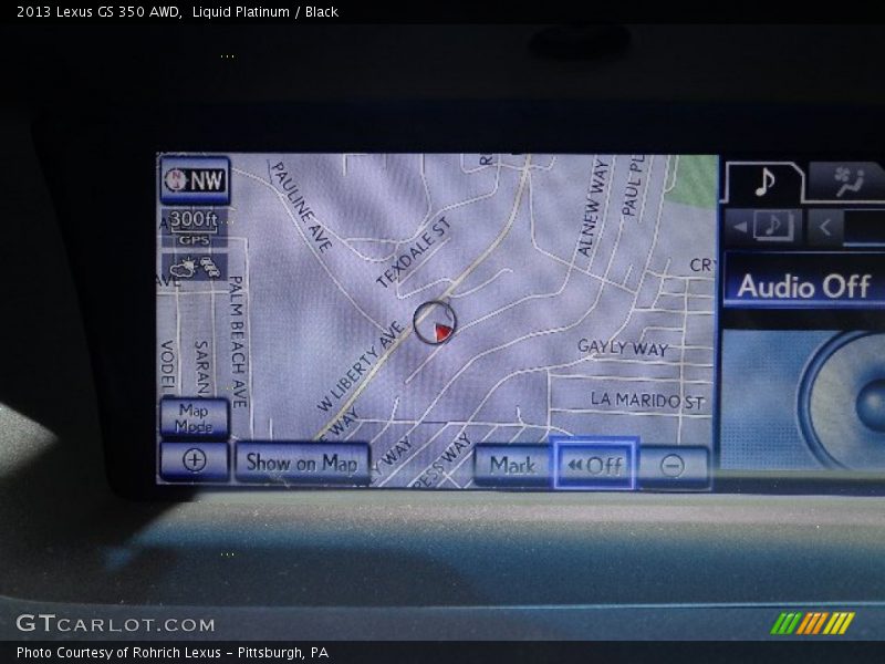 Liquid Platinum / Black 2013 Lexus GS 350 AWD