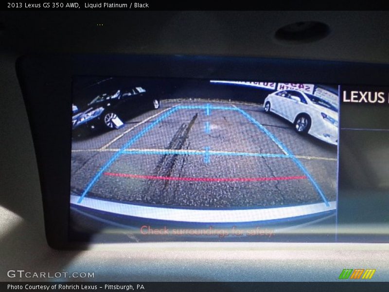 Liquid Platinum / Black 2013 Lexus GS 350 AWD