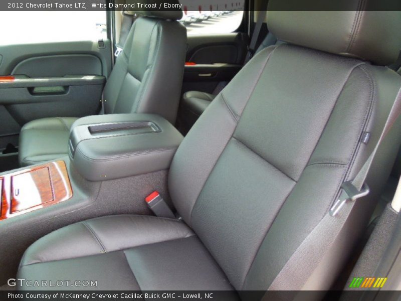White Diamond Tricoat / Ebony 2012 Chevrolet Tahoe LTZ