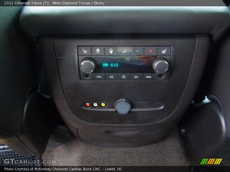 White Diamond Tricoat / Ebony 2012 Chevrolet Tahoe LTZ