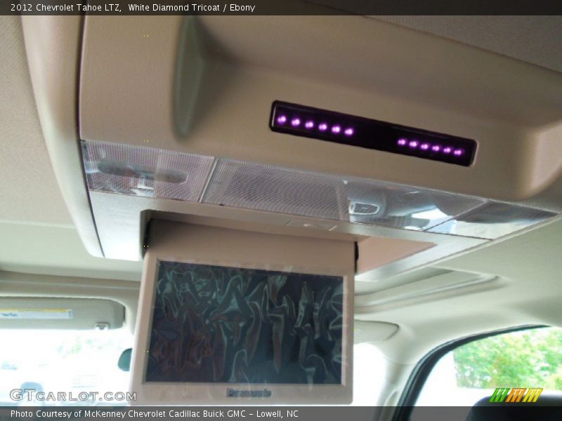 White Diamond Tricoat / Ebony 2012 Chevrolet Tahoe LTZ