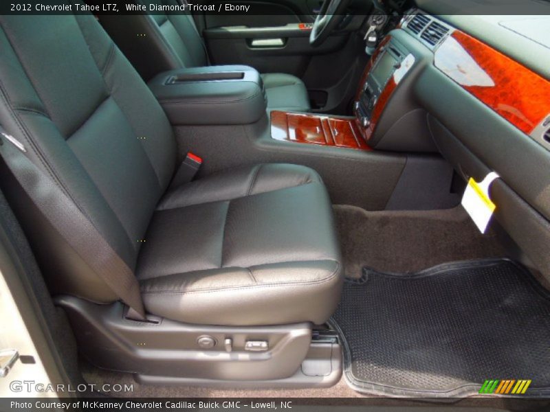 White Diamond Tricoat / Ebony 2012 Chevrolet Tahoe LTZ