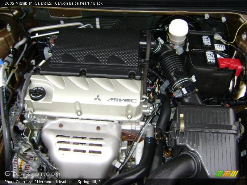 Canyon Beige Pearl / Black 2009 Mitsubishi Galant ES