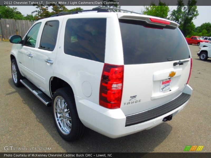 Summit White / Light Cashmere/Dark Cashmere 2012 Chevrolet Tahoe LT