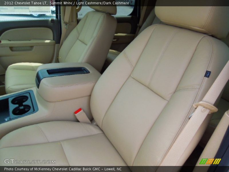 Summit White / Light Cashmere/Dark Cashmere 2012 Chevrolet Tahoe LT