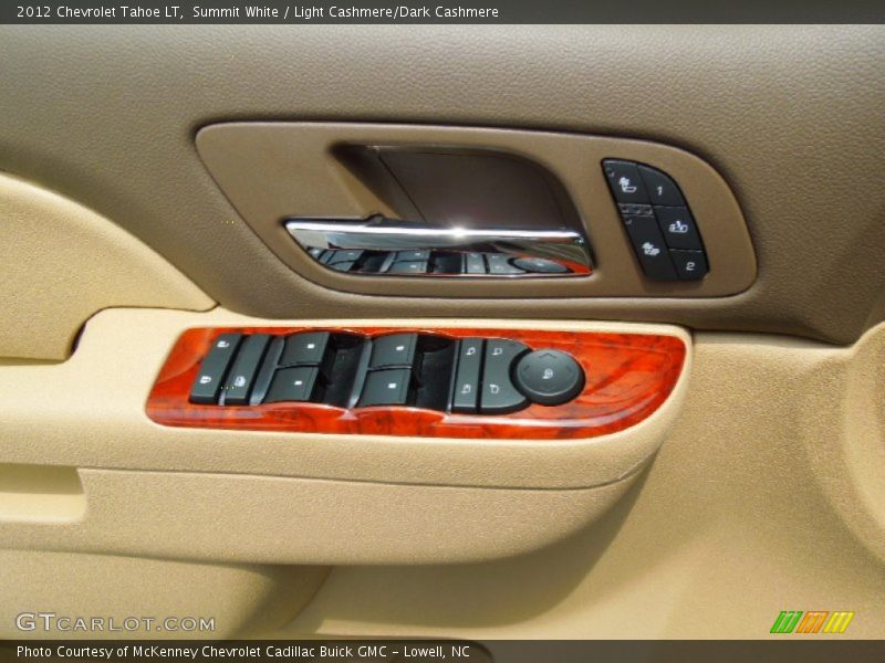 Summit White / Light Cashmere/Dark Cashmere 2012 Chevrolet Tahoe LT