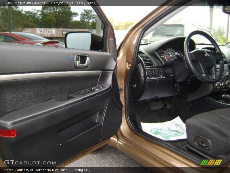 Canyon Beige Pearl / Black 2009 Mitsubishi Galant ES