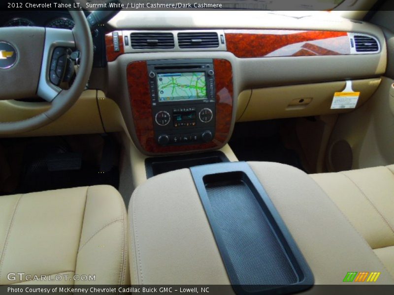 Summit White / Light Cashmere/Dark Cashmere 2012 Chevrolet Tahoe LT