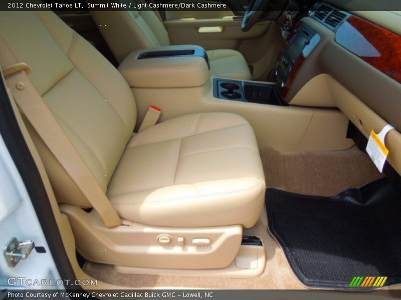 Summit White / Light Cashmere/Dark Cashmere 2012 Chevrolet Tahoe LT