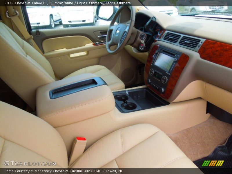 Summit White / Light Cashmere/Dark Cashmere 2012 Chevrolet Tahoe LT