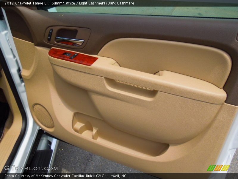 Summit White / Light Cashmere/Dark Cashmere 2012 Chevrolet Tahoe LT