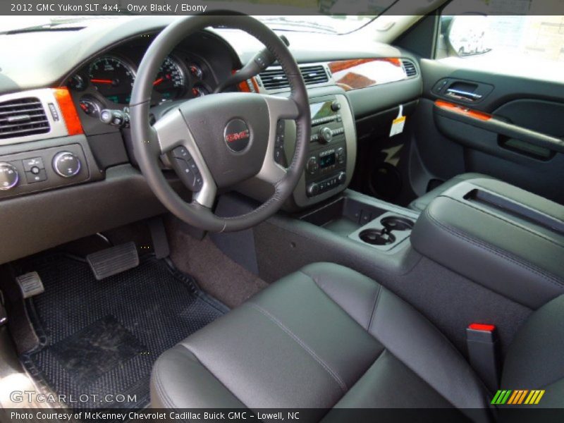 Ebony Interior - 2012 Yukon SLT 4x4 