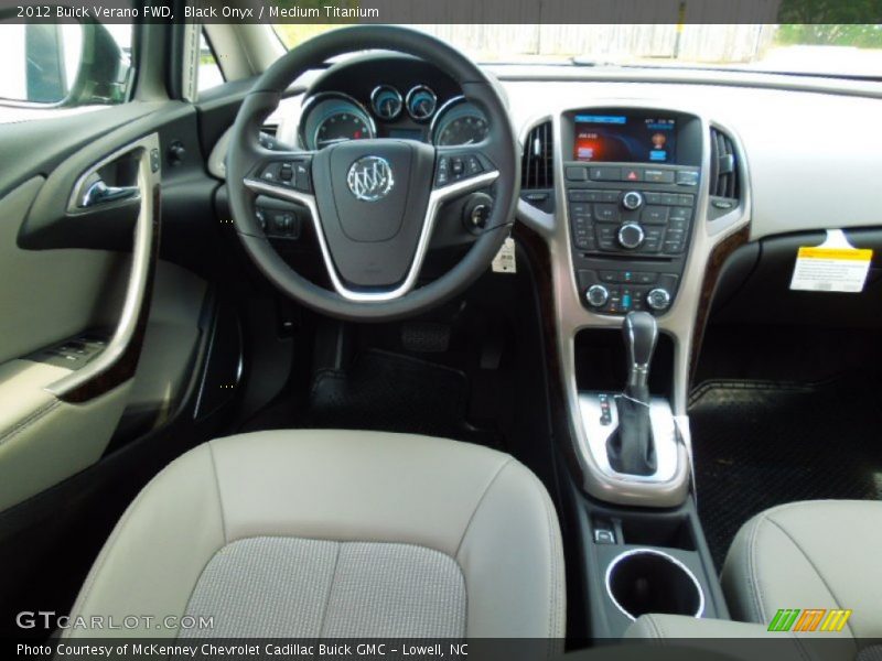 Black Onyx / Medium Titanium 2012 Buick Verano FWD