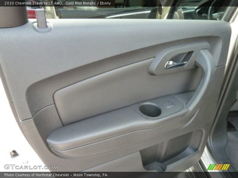 Gold Mist Metallic / Ebony 2010 Chevrolet Traverse LT AWD