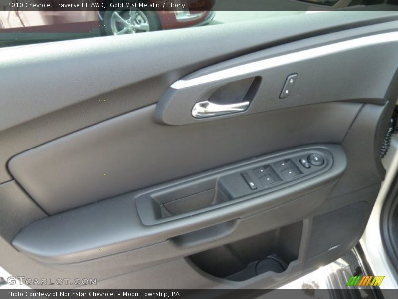 Gold Mist Metallic / Ebony 2010 Chevrolet Traverse LT AWD