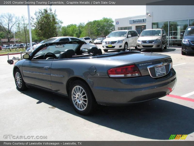 Graphite Metallic / Dark Slate Gray 2005 Chrysler Sebring Touring Convertible
